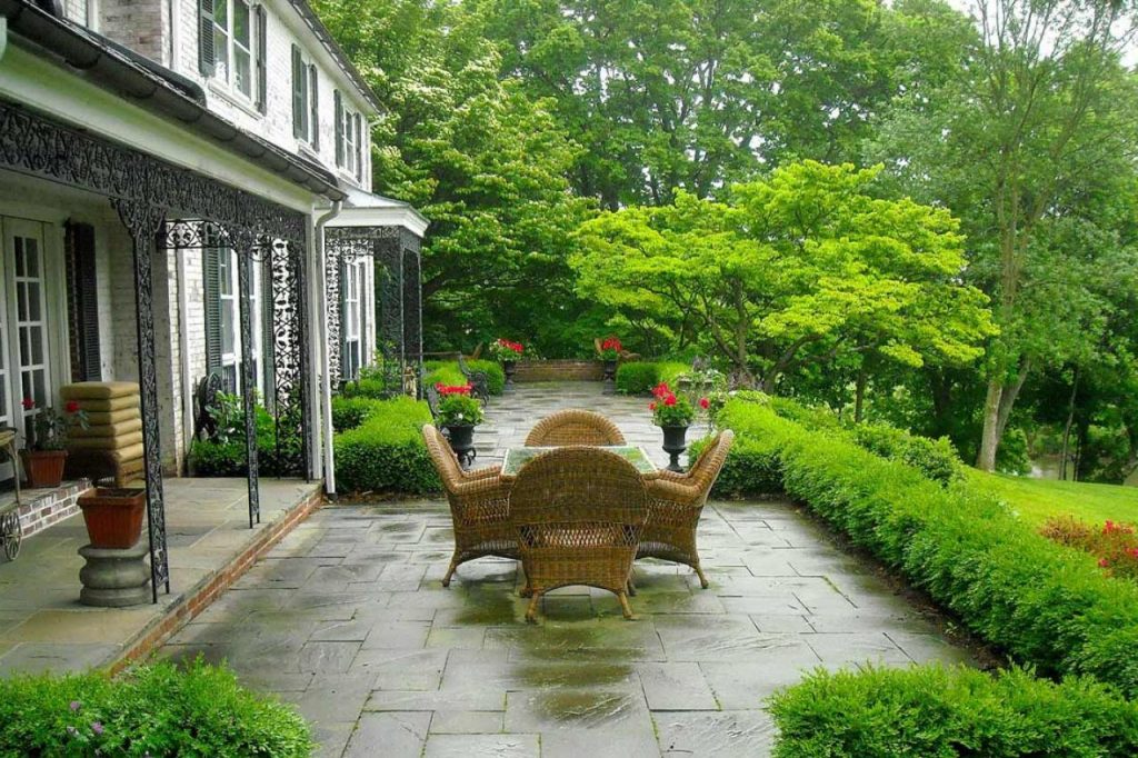 How to plant near patios